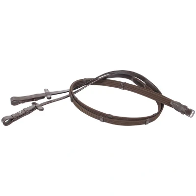 Abbildung von Harry&#039;s Horse Zügel Gurtband Dark Gull Gray Pony