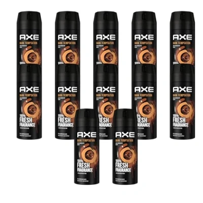 Abbildung von AXE Bodyspray Dark Temptation im 12er Set, Deo Deospray Deodorant Body Spray Herren Männer Men, 12x 150ml, Männerdeo ohne Aluminium (12 Produkte)
