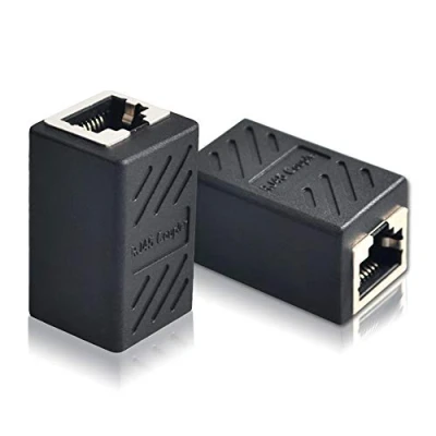 Abbildung von JBSTK 2 Stück RJ45 Kupplung Ethernet LAN Kabel Adapter Verbinder Netzwerk Modular Netzwerkkoppler für Kabel, Netzwerkkabel, Patchkabel, Internet Coupler