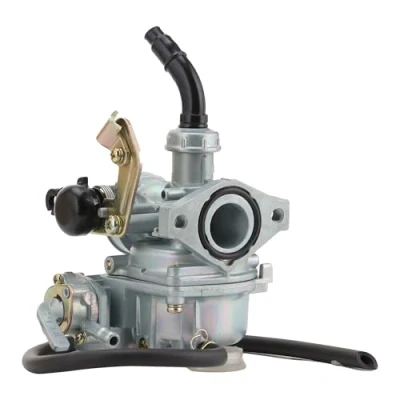 Abbildung von GOOFIT PZ19 Vergaser mit Öl Schalter 19 mm Choke Kabel Ersatz für 50cc 70cc 90cc 110cc 125cc ATV Quad Dirtbike Pitbike Gokart Scooter Moped.