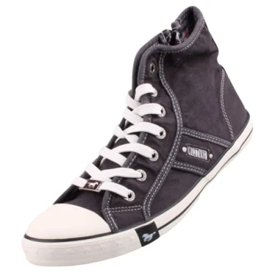 Abbildung von MUSTANG Damen High Top Sneaker Schwarz, Schuhgröße:EUR 39