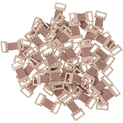 Abbildung von Namvo 50 Stück elastische Bandagenclips, dehnbare Bandagenclips aus Metall, Kompressionswickelclip für Bandagen, Kompressionsbandagen, Kreppbandagen