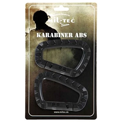 Abbildung von Mil Tec Karabiner Abs 15921002 Schwarz One Size