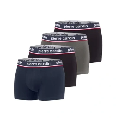 Abbildung von Pierre Cardin Herren PC/1/BC/Pk4 Retroshorts, Schwarz, XXL (4er Pack)