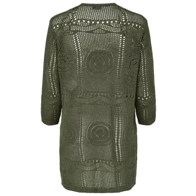 Abbildung von JDY Jdykofi Kimono Strickjacke, Damen, Größe: Small, Kalamata
