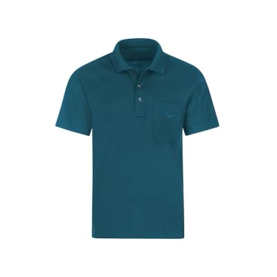 Abbildung von trigema Herren 637602 Polohemd, Petrol, XL