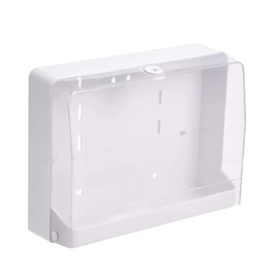Abbildung von Amazon Basics Papiertuchspender, C /Z Falz kompatibel, 25 x 8.3 20 cm, Weiß (Früher Marke AmazonCommercial)