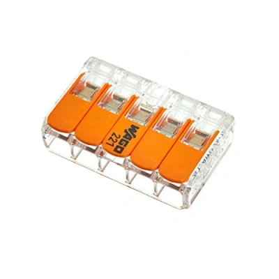 Abbildung von Wago Hebelverbindungsklemme 5 x 0,2 4 mm², 10 Stück Packung, BLV221415