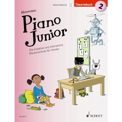Abbildung von Piano Junior: Theoriebuch 2: Die kreative und interaktive Klavierschule für Kinder. Band 2. Klavier. (Piano Junior deutsche Ausgabe, 2)