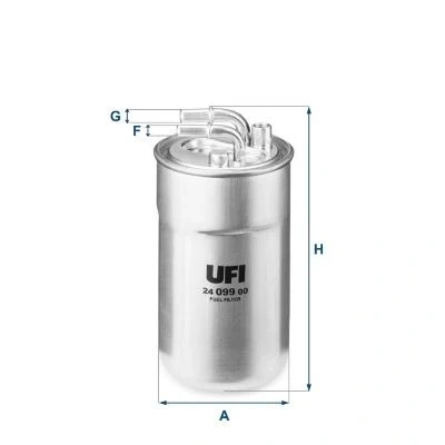 Abbildung von UFI 25.070.00 Ölfilter Filtereinsatz KIA: cee‘d I Estate, Hatchback, Pro HYUNDAI: Getz, i30 i10