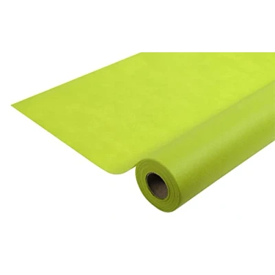 Abbildung von Pronappe Tischdecke R785031I Einweg aus Spunbond Vlies Länge 50m Breite 1,20m (pro Rolle) Farbe Kiwigrün Reißfestes, wasserabweisendes und abwischbares Gewebe