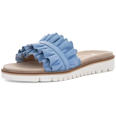 Abbildung von Ara Pantolette »KENT«, Slides, Flats, Sandale mit geraffter Bandage