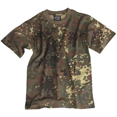 Abbildung von Mil Tec Unisex Kinder T Shirt 12012021 Shirt, Camouflage, 100