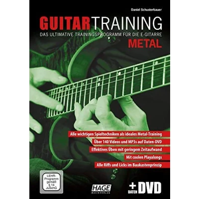 Abbildung von Guitar Training Metal (mit QR Codes): Das ultimative Trainingsprogramm für die E Gitarre