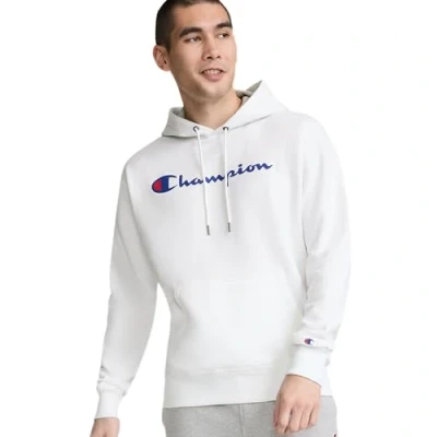 Abbildung von Champion Herren Kapuzenpullover Graphic Powerblend Fleece Pullover Hood, Weiß, L