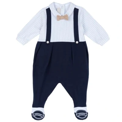 Abbildung von Chicco Nappy Opening Strampler für Kinder, Größe: 62, Blue
