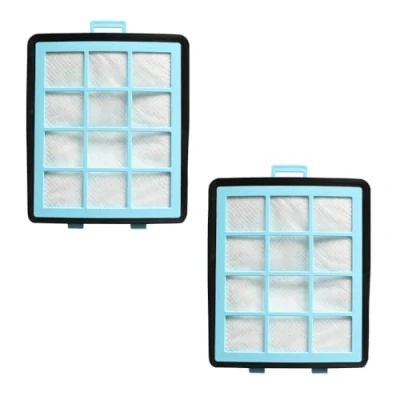 Abbildung von 2x HEPA Filter inklusive Schwamm für Philips PowerPro Eco FC9720/09 FC9721/09 FC9722/09 FC9722/19 FC9723/09 FC9724/09 FC9725/09 Expert FC9713/01 FC9714/01 FC9714/61 FC9714/81
