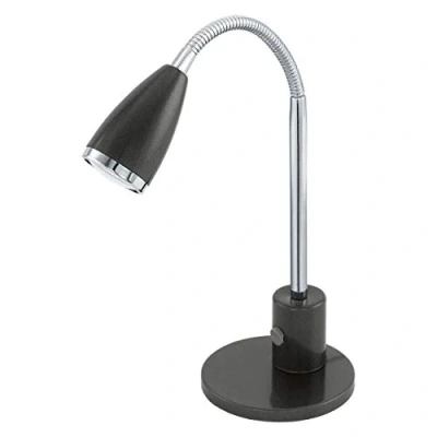 Abbildung von Eglo 92873 Büroleuchte LED FOX anthrazit, chrom, GU10 max. 1X3W