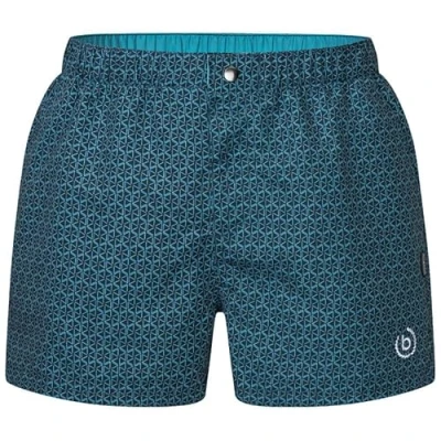 Abbildung von bugatti® Herren Badeshort Carlos Marine/Jade Gemustert, in Größe L