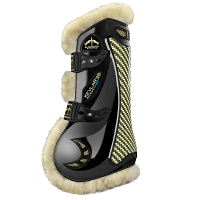 Abbildung von Veredus Sehnenschutz Kevlar Gel Save the Sheep Front Schwarz L Agradi.deVerkauft von Agradi