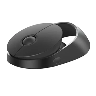 Abbildung von Rapoo Ralemo Air 1 kabellose Maus Wireless Mouse 1600 DPI Sensor umweltfreundlicher wiederaufladbarer Akku ergonomisch für Links und Rechtshänder PC &amp; Mac dunkelgrau