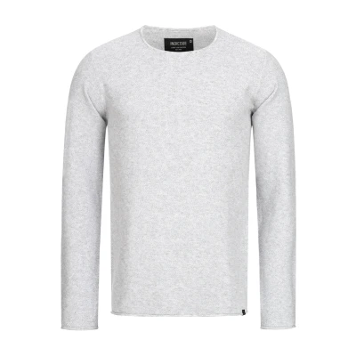 Abbildung von Indicode Jeans Loakim Strickpullover, Herren, Größe: Small, Optical white