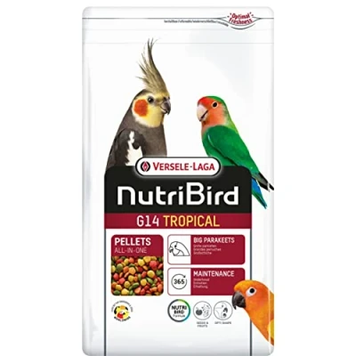 Abbildung von VERSELE LAGA NutriBird G14 Tropical Extrudierte Pellets Erhaltungsfutter für große Sittiche Mehrfarbig 3kg