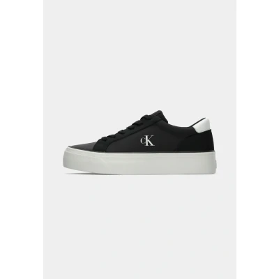Abbildung von Calvin Klein Jeans Flatform Sneaker low, Damen, Größe: 39, Black/bright white Schuhe
