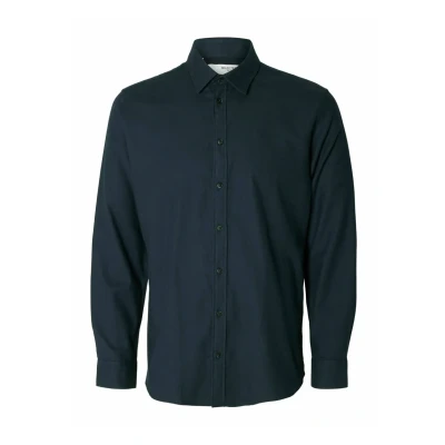 Abbildung von Selected Homme Slhslimowen Hemd, Herren, Größe: Small, Dark sapphire