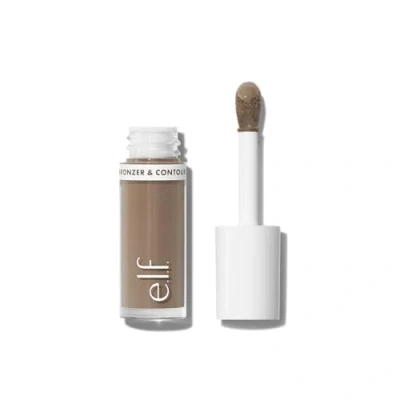 Abbildung von e.l.f. Camo Liquid Bronzer &amp; Contour, Hochpigmentiert, Natürlicher Glow, Verblendbare Textur, Langanhaltend, Abgerundeter Applikator, Vegan Tierversuchsfrei, 1 Fair