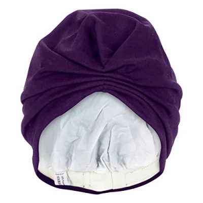 Abbildung von Fashy Stoffbadehaube mit Klettverschluss, 3471, Violett