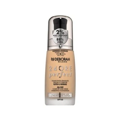 Abbildung von Deborah Milano 24 Stunden Flüssigkeitsfoundation Perfect Feuchtigkeitsspendende SPF 20, N.3.1 Light Gold, 30,0 ml