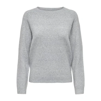 Abbildung von ONLY Damen Pullover Strickpullover ONLRICA Life 15204279,Light Grey Melange,XL