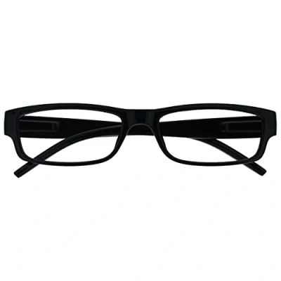 Abbildung von OPULIZE Unisex Ace Reading Glasses, Schwarz, +1,50 Dioptrien