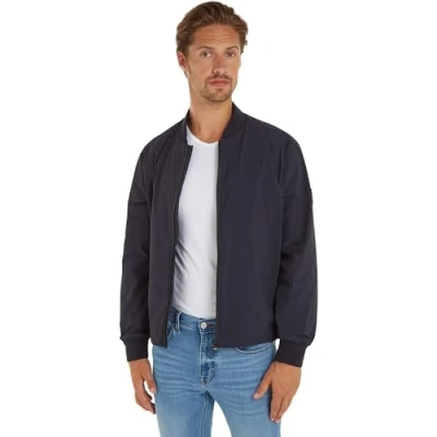 Abbildung von Tommy Hilfiger Portland Bomberjacke, Herren, Größe: Medium, Desert sky
