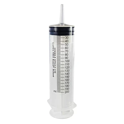 Abbildung von Romed Blasenspritze Wundspritze 3 teilig mit Luer Ansatz 200 ml (1 Stück)