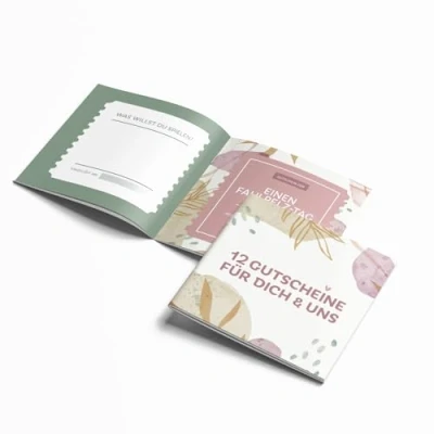 Abbildung von Logbuch Verlag Geschenk Mann Frau Paare 12 Gutscheine Geburtstag Valentinstag Jahrestag Gutscheinheft für Partner x cm