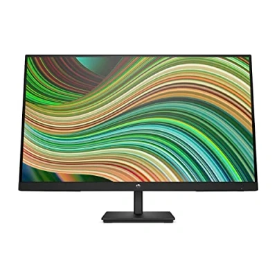 Abbildung von HP V24ie G5 FHD Monitor 60,5 cm (23.8 Zoll), 1920 x 1080 Pixel (16:9), 75 Hz, Full HD, AMD FreeSync, Joypad OSD Knopf, Blaulichtfiltermodus, VGA, HDMI 1.4, DisplayPort 1.2, umweltfreundlich, Schwarz