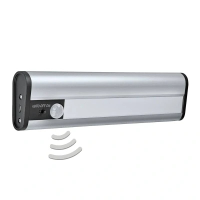 Abbildung von LEDVANCE LED Batteriebetriebene Leuchte, Leuchte für Innenanwendungen, Bewegungssensor, Tag Nacht Sensor, Kaltweiß, 200,0 mm x 50,0 22,0 mm, Linear Mobile USB