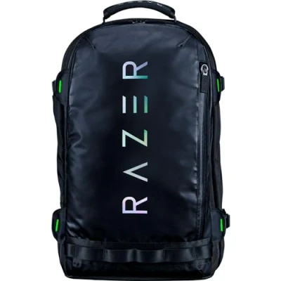 Abbildung von Razer Rogue V3 Backpack (17.3&quot;) Kompakter Reise Rucksack (Fach für Laptop bis 15 Zoll, Abriebfest, Außenhülle aus Polyester) Schwarz