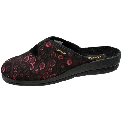 Abbildung von Fischer Dora, Damen Pantoffeln, Rot (bordo 341), 40 EU (6 UK)