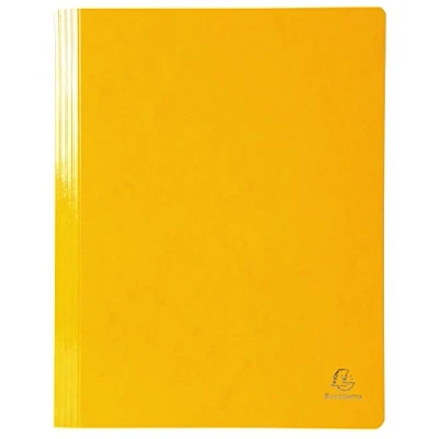 Abbildung von Exacompta 380804B Schnellhefter (Iderama, beschichteter Premium Manila Karton, wasserabweisend, 355g, A4) 1 Stück gelb