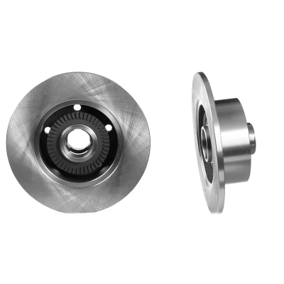 Abbildung von TEXTAR 92154303 Bremsscheibe 245 10 05/05 112 voll beschichtet mit ABS Sensorring, ohne Radbefestigungsbolzen, Radnabe PRO+ AUDI: A4 B5 Saloon