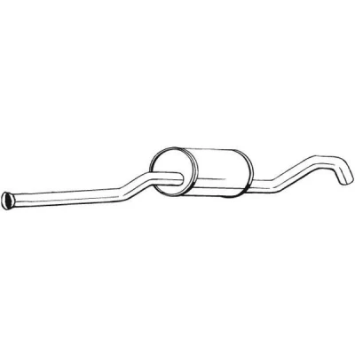 Abbildung von BOSAL 278 193 Mittelschalldämpfer