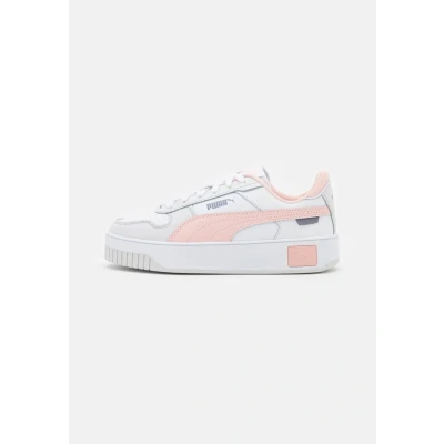 Abbildung von Puma Carina Street Sneaker low, Damen, Größe: 39, White/rose dust/feather gray Leder und lederimitat