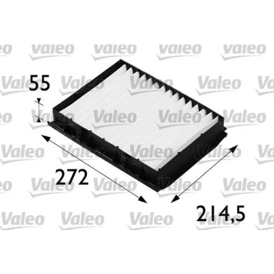 Abbildung von VALEO CLIMFILTER COMFORT 698160 Innenraumfilter Partikelfilter 280 206 25 VOLKSWAGEN: GOLF 3, 3 Variant, Vento
