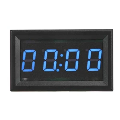 Abbildung von Car Clocks For Dash Stick On Für Digitale Auto Uhr Uhr, 4.5 30V Multifunktions Led Elektronische Digital Leuchtende Zusätzliche Dekoration Lkw Boote(Blau)