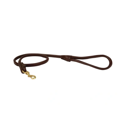 Abbildung von Weatherbeeta Dog Lead Rolled Leather Braun M