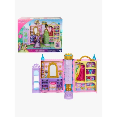 Abbildung von Mattel® Puppenkleiderschrank »Disney Princess Bereit für den Ball Schrank«, mit Kleidung, Zubehörteilen und Aufbewarhung