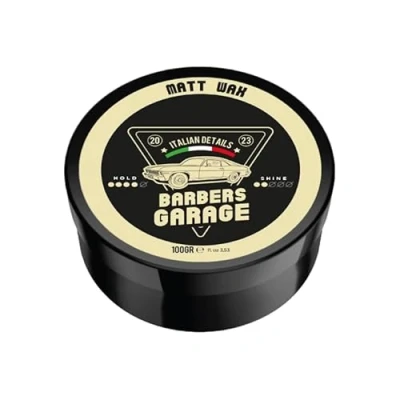 Abbildung von Barbers Garage mattierendes Haarwachs (100g) Italian Details Topseller natürliches mattes Finish